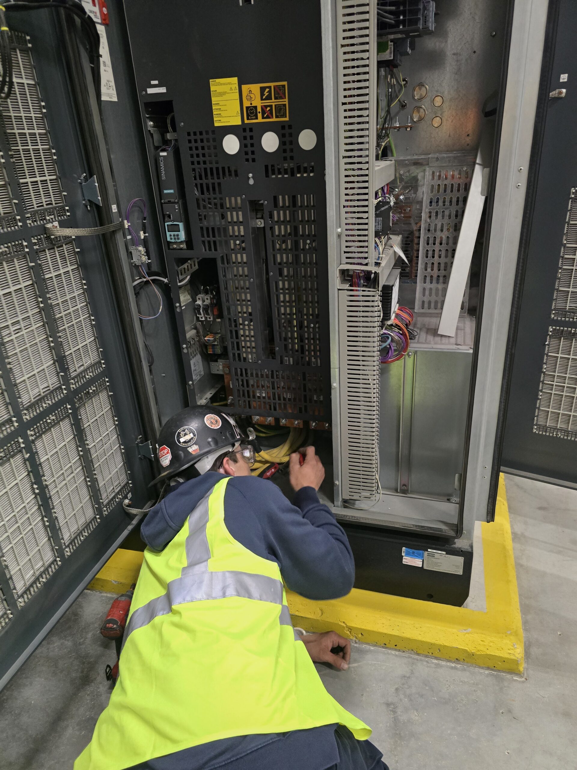 Commercial electrical renovation in Winnipeg – licensed electrician upgrading wiring in commercial space – Sparxx Electrical Contractors